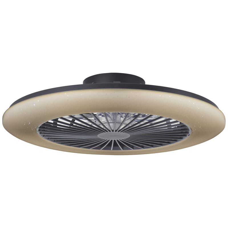 Salerno Ø58 Svart från Brilliant - Den eleganta konstruktionen i svart och vitt passar perfekt i moderna hem och g&ouml;r sig lika bra i vardagsrummet som i sovrummet eller hemmakontoret.