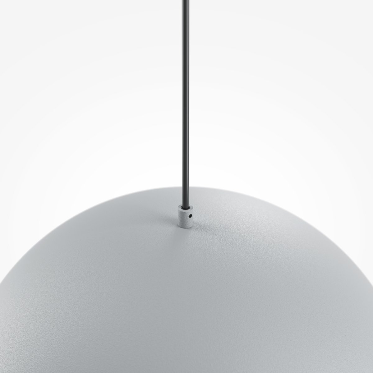 Basic colors Ø35 Grå taklampa från Maytoni - Med sin sk&auml;rm formad som en halvm&aring;ne i en elegant neutral f&auml;rg sprider den ett riktat, behagligt ljus som skapar en modern och harmonisk atmosf&auml;r.