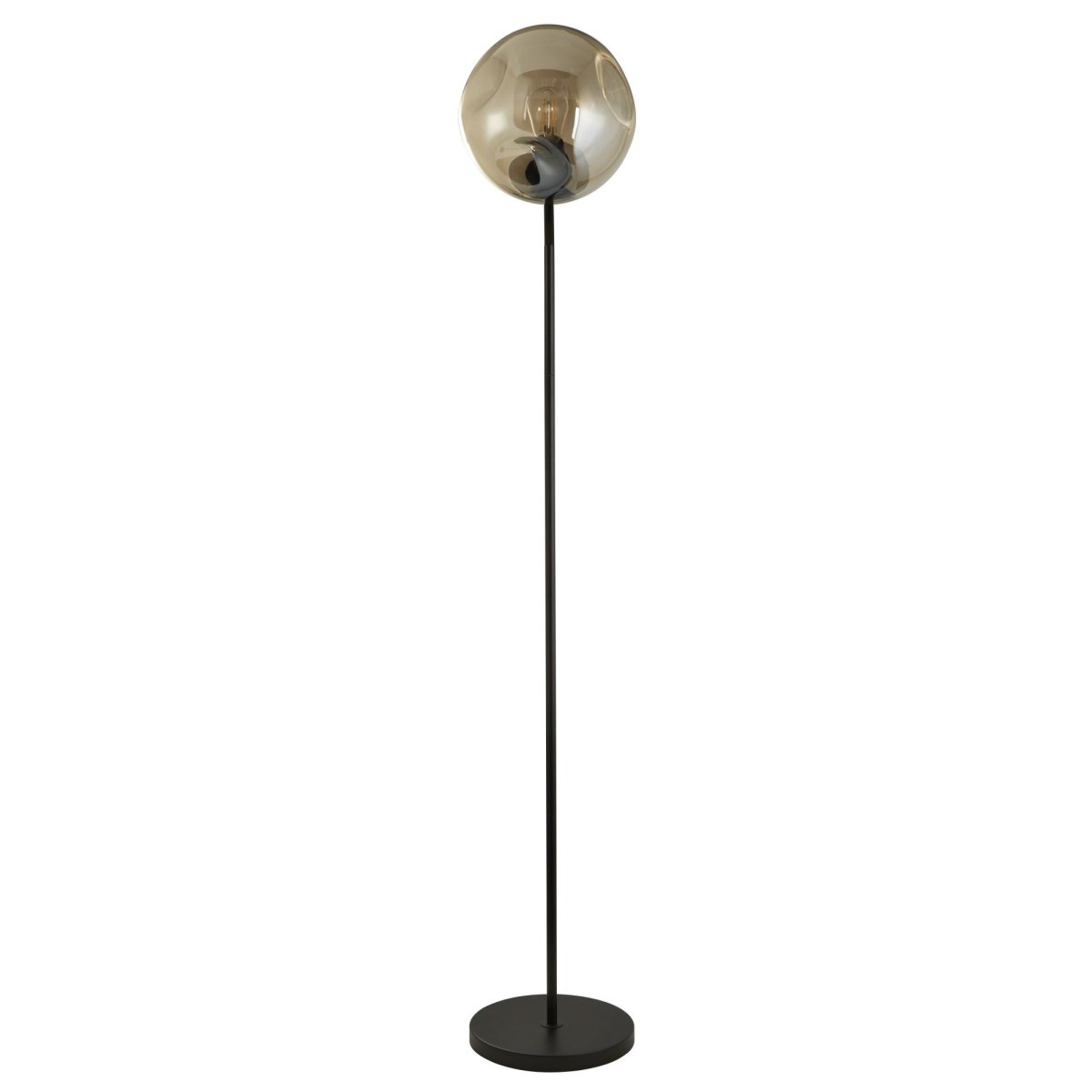 Punch Champagne golvlampa från Searchlight - Punch &auml;r en stilfull golvlampa med en glaskupa i champagnef&auml;rg som skapar en h&auml;rlig atmosf&auml;r i rummet.