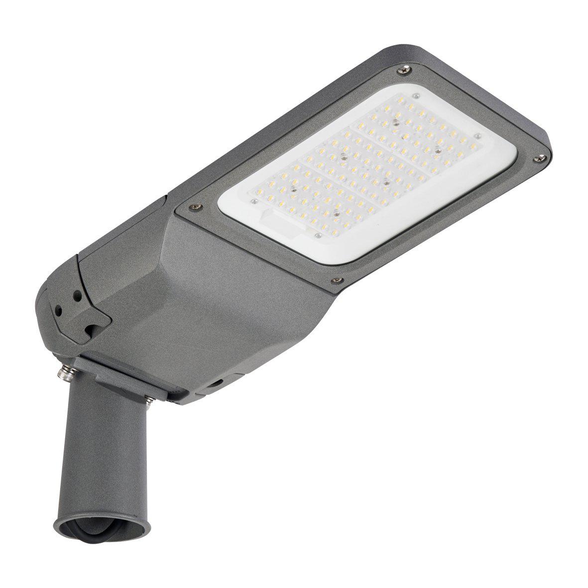 Gaty Stolparmatur 25/50/75W Grå från Designlight - Gaty, effektiv och flexibel gatubelysning &ndash; optimal ljusf&ouml;rdelning f&ouml;r trygga stadsmilj&ouml;erUppt&auml;ck Designlights moderna gatubelysning i aluminium med switchbar effekt, en smart, energieffektiv och anpassningsbar l&ouml;sning.