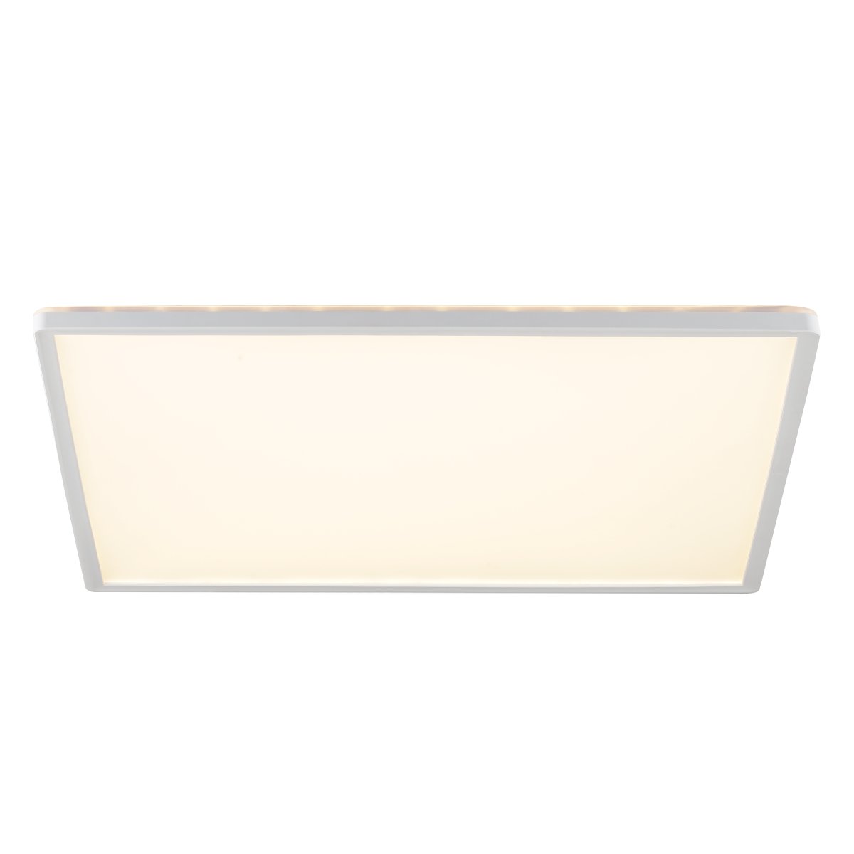 Avola 56cm Vit plafond från Brilliant - Avola &auml;r en modern plafond tillverkad helt i plast, med en vit ram som elegant omsluter en integrerad LED-panel.