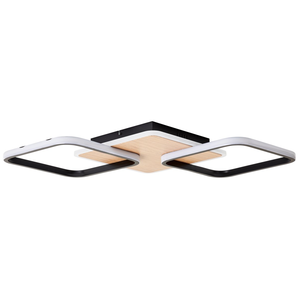Dennet 62cm Svart plafond från Brilliant - Dennet &auml;r en modern plafond med integrerad LED.