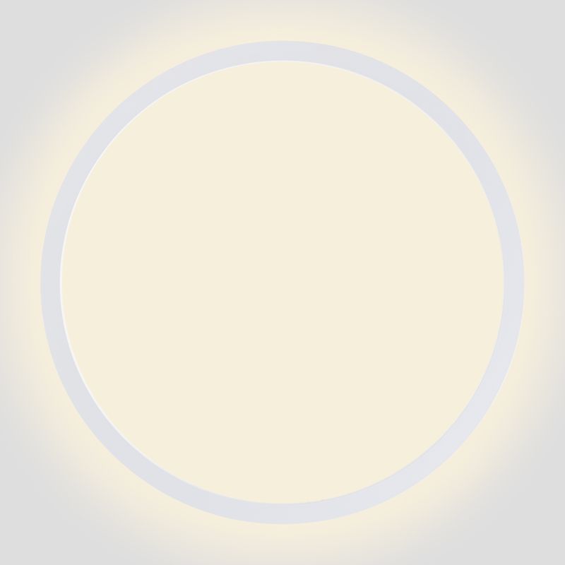 Tanida Ø42 Vit plafond från Brilliant - Den vita sk&auml;rmen har integrerad LED med en ljusstyrka p&aring; 2900lm som &auml;r dimbar med den medf&ouml;ljande fj&auml;rrkontrollen.