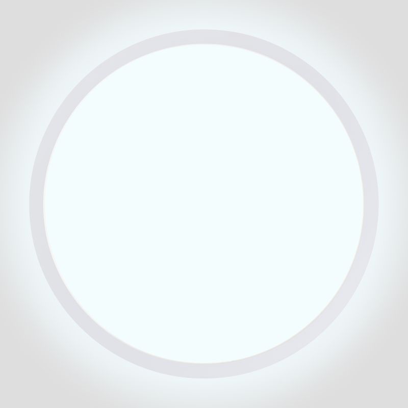 Tanida Ø42 Vit plafond från Brilliant - Den vita sk&auml;rmen har integrerad LED med en ljusstyrka p&aring; 2900lm som &auml;r dimbar med den medf&ouml;ljande fj&auml;rrkontrollen.