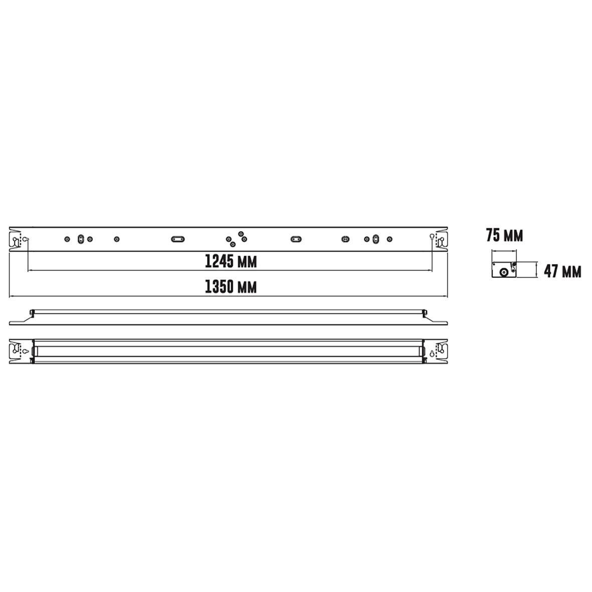 Henry Basic 4000K 135cm Vit från Designlight - Med sin totala lumen p&aring; 10360 ger Henry Basic tillr&auml;ckligt med ljus f&ouml;r att ers&auml;tta de flesta 1200/1500mm armaturer med T8 eller T5 lysr&ouml;r.
