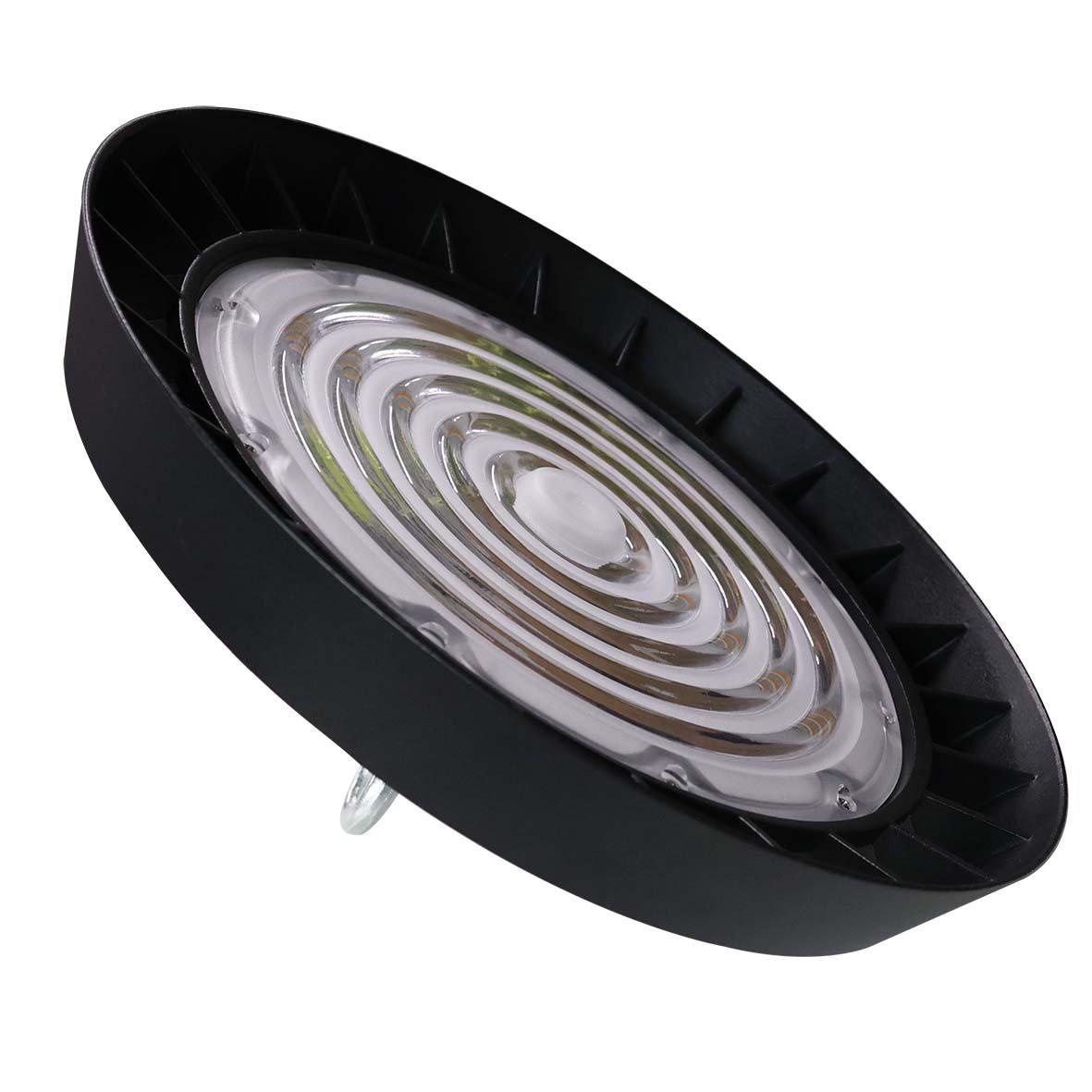 Highy High Bay 100W 4000K Svart från Designlight - Levereras med 24cm kabel f&ouml;r 230V, inkl &ouml;gla f&ouml;r upph&auml;ngning.