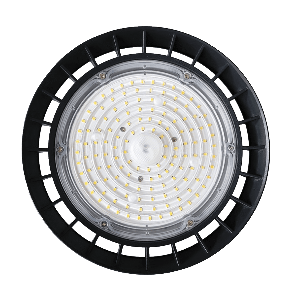 Highy High Bay 100W 4000K Svart från Designlight - Levereras med 24cm kabel f&ouml;r 230V, inkl &ouml;gla f&ouml;r upph&auml;ngning.