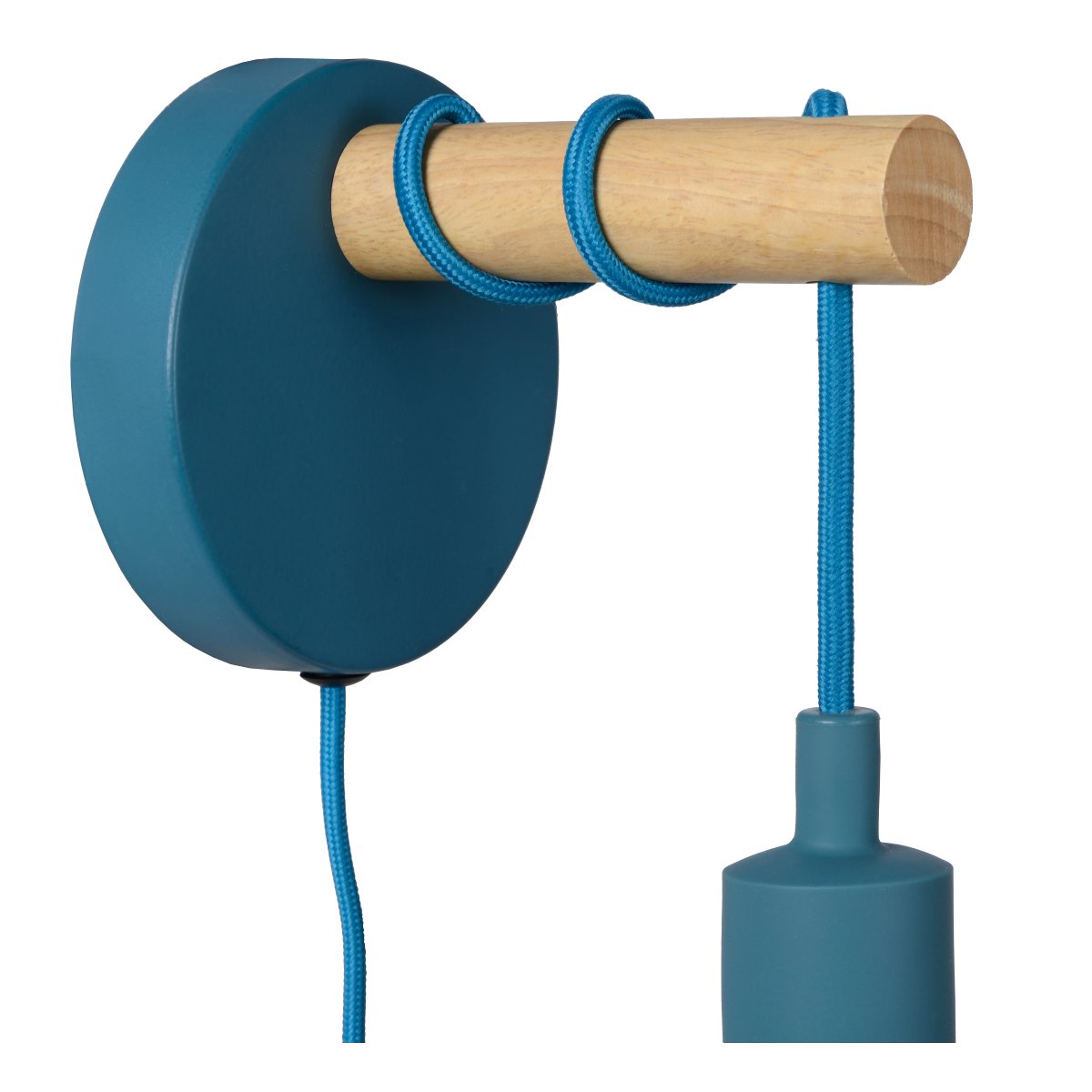 Pola Blå barnlampa från Lucide - Med sin f&auml;rgstarka, tidl&ouml;sa design och kompakta format passar den i de flesta milj&ouml;er.
