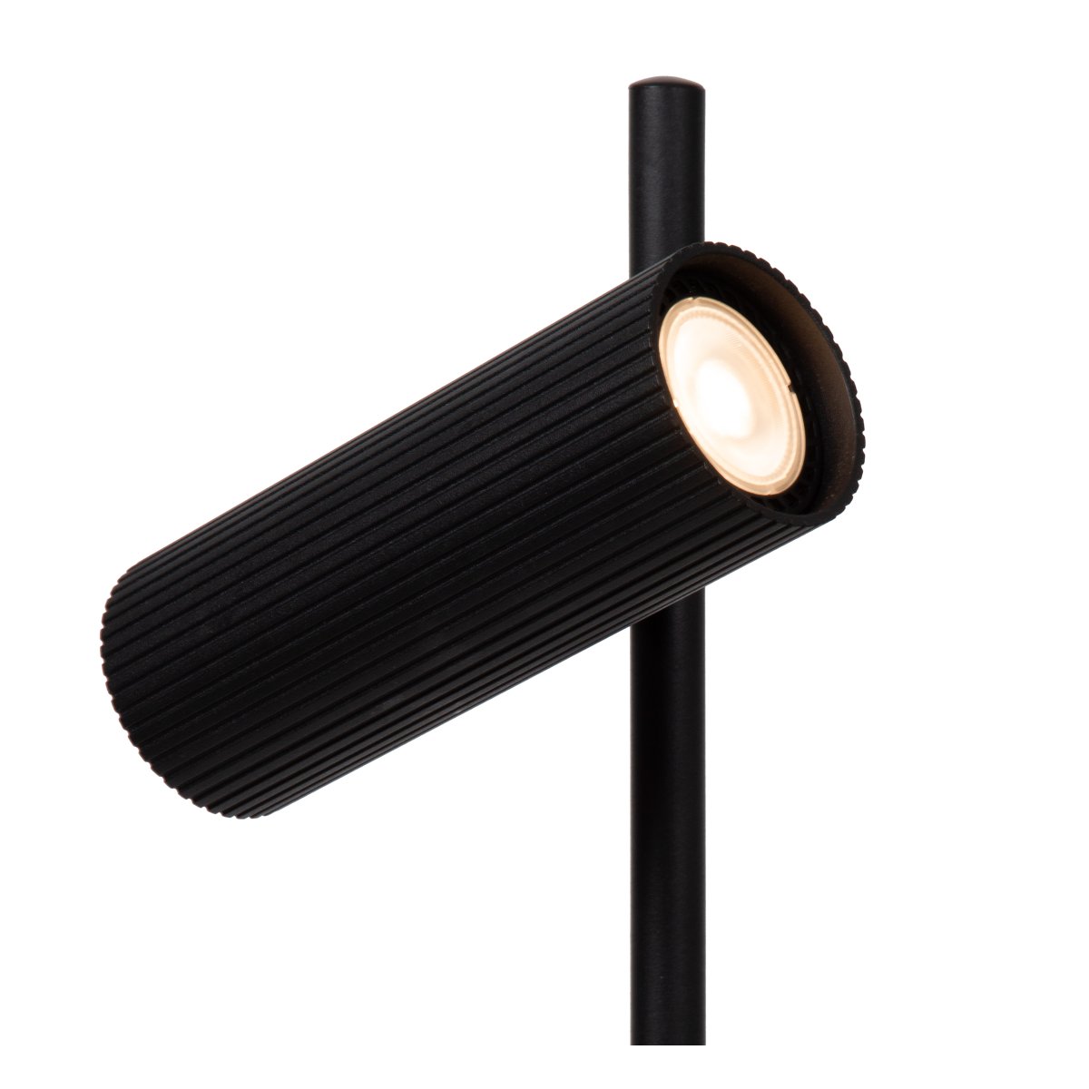 Clubs 42cm Svart skrivbordslampa från Lucide - Clubs bordslampa kombinerar stil och funktion i ett modernt retroformat.