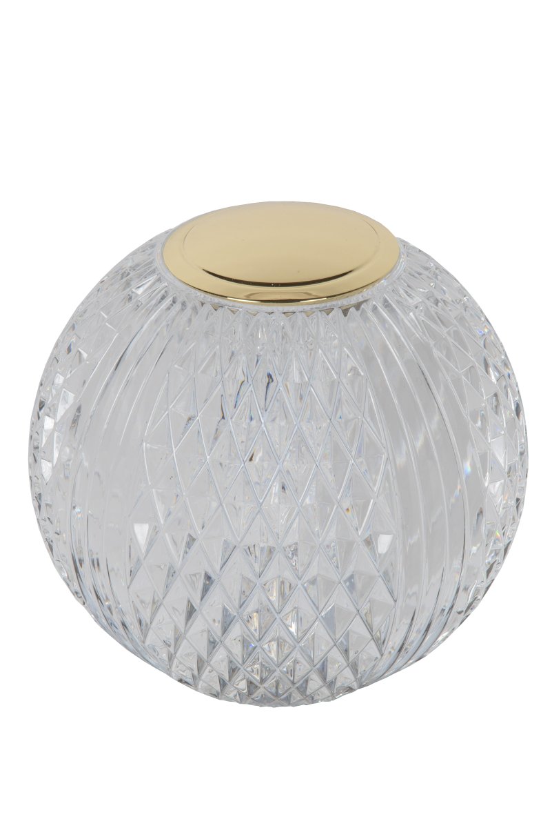 Cintra 9cm Transparent portabel från Lucide - Den laddas fullt p&aring; 3 timmar med medf&ouml;ljande USB-C-kabel (40cm) och kan lysa upp till 24 timmar p&aring; l&auml;gsta ljusstyrkan och upp till 3h p&aring; h&ouml;gsta.