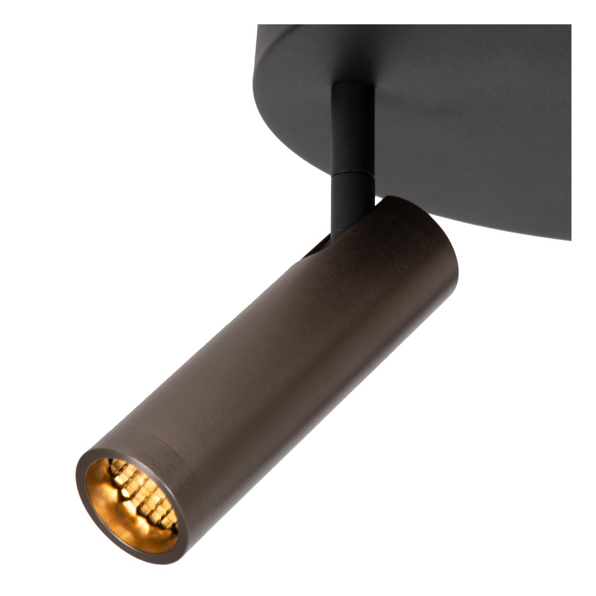 Grado 3 Grå spotlight från Lucide - En flexibel l&ouml;sning f&ouml;r dig som vill ha b&aring;de st&auml;mning och praktisk belysning i hemmet.