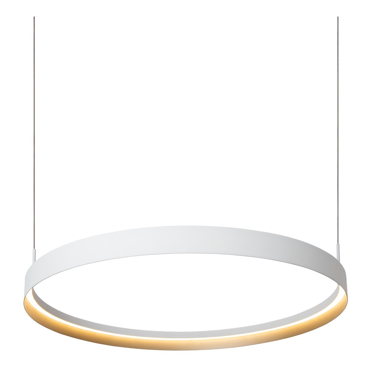 Radiant Ø80 Vit taklampa från Lucide - Radiant &auml;r en stilren takpendel i vit metall med en modern och luftig design.
