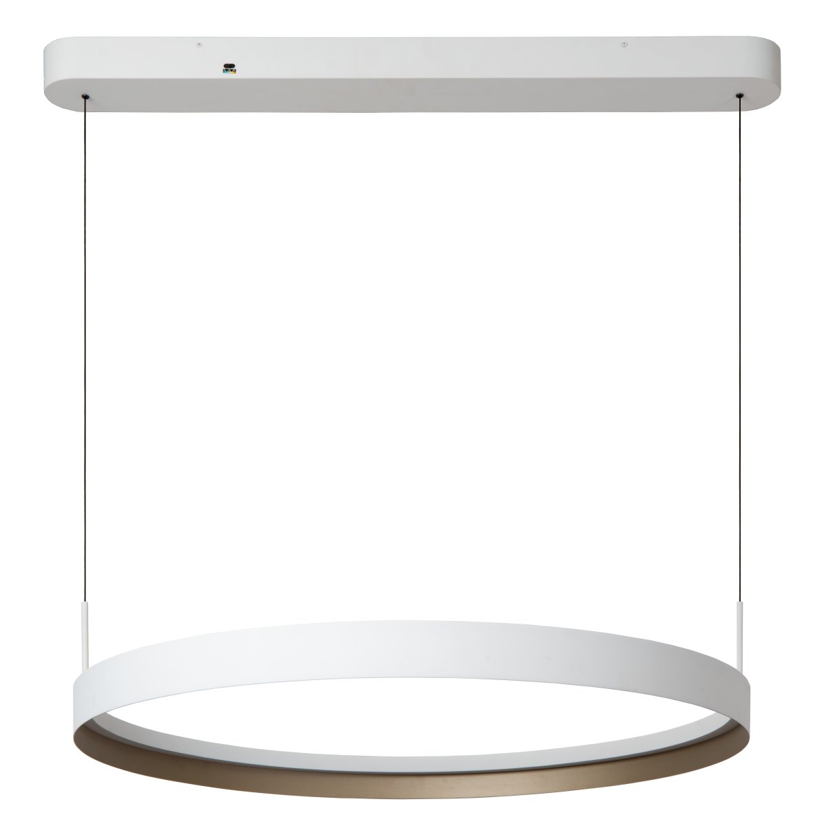 Radiant Ø80 Vit taklampa från Lucide - Radiant &auml;r en stilren takpendel i vit metall med en modern och luftig design.