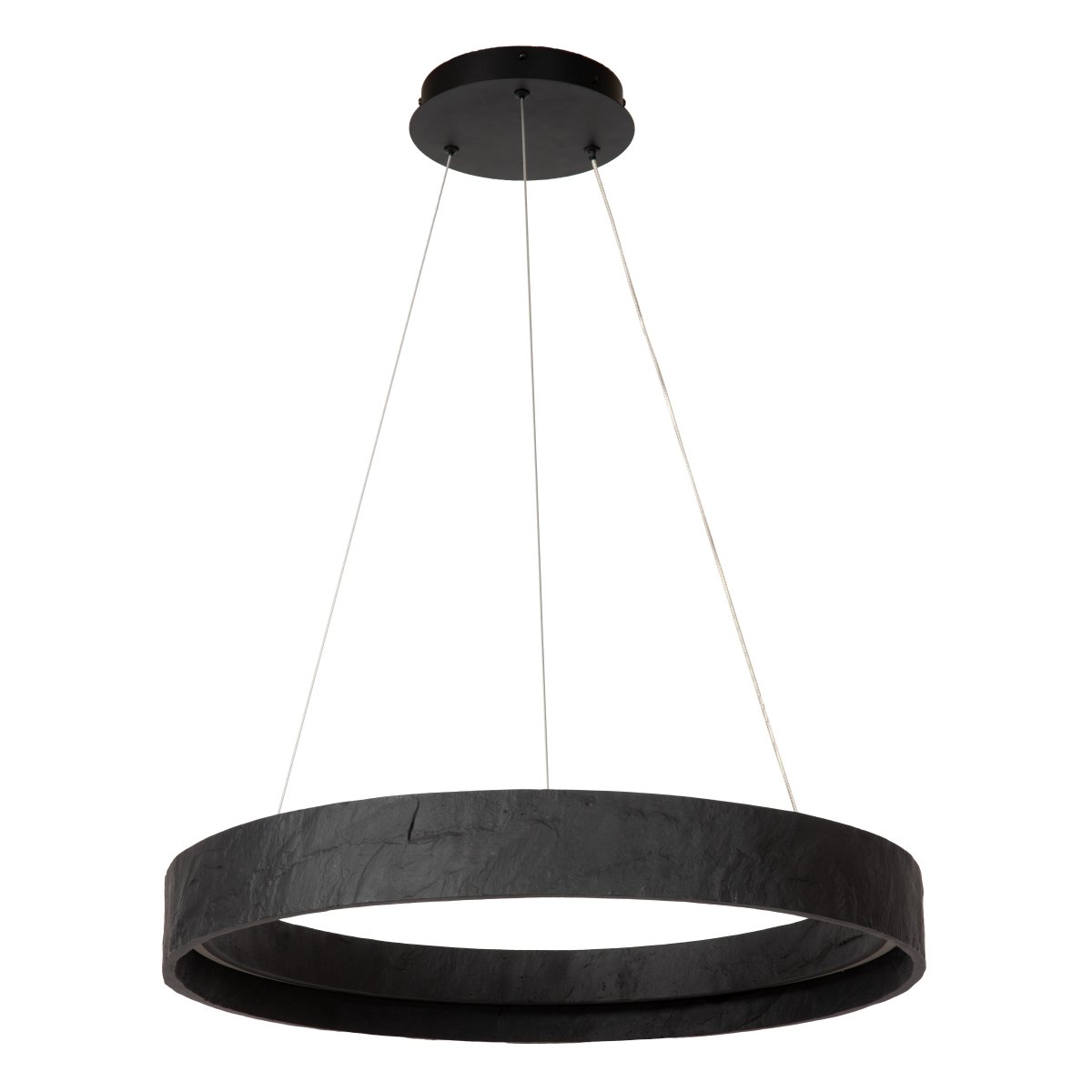 Adelante Ø60 Svart taklampa från Lucide - Adelante &auml;r en imponerande pendellampa som kombinerar betong och metall i en modern design.