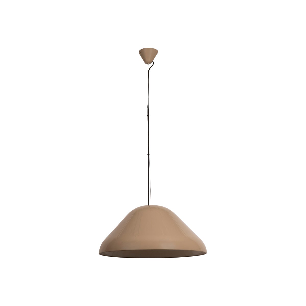 Andres Ø56 Taupe taklampa från Lucide - Andres &auml;r en stilren takpendel i metall med en blank finish i elegant taupe.
