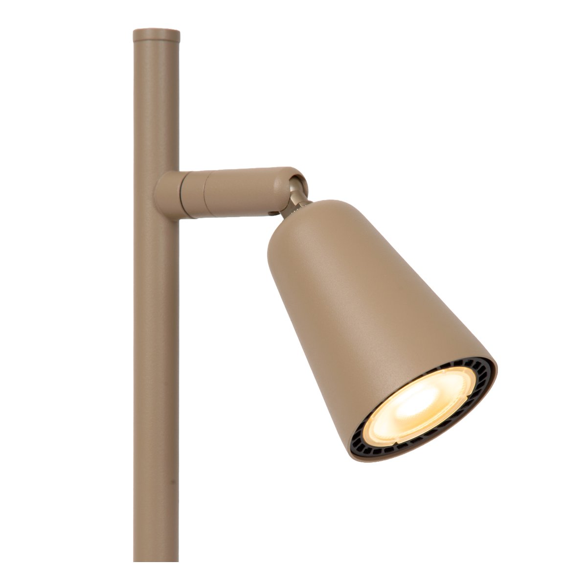 Tiana 46cm Beige skrivbordslampa från Lucide - Tiana skrivbordslampa &auml;r en stilren och funktionell bordslampa i beige metall med ett r&ouml;rligt lamphuvud som g&ouml;r det enkelt att rikta ljuset dit du beh&ouml;ver det.