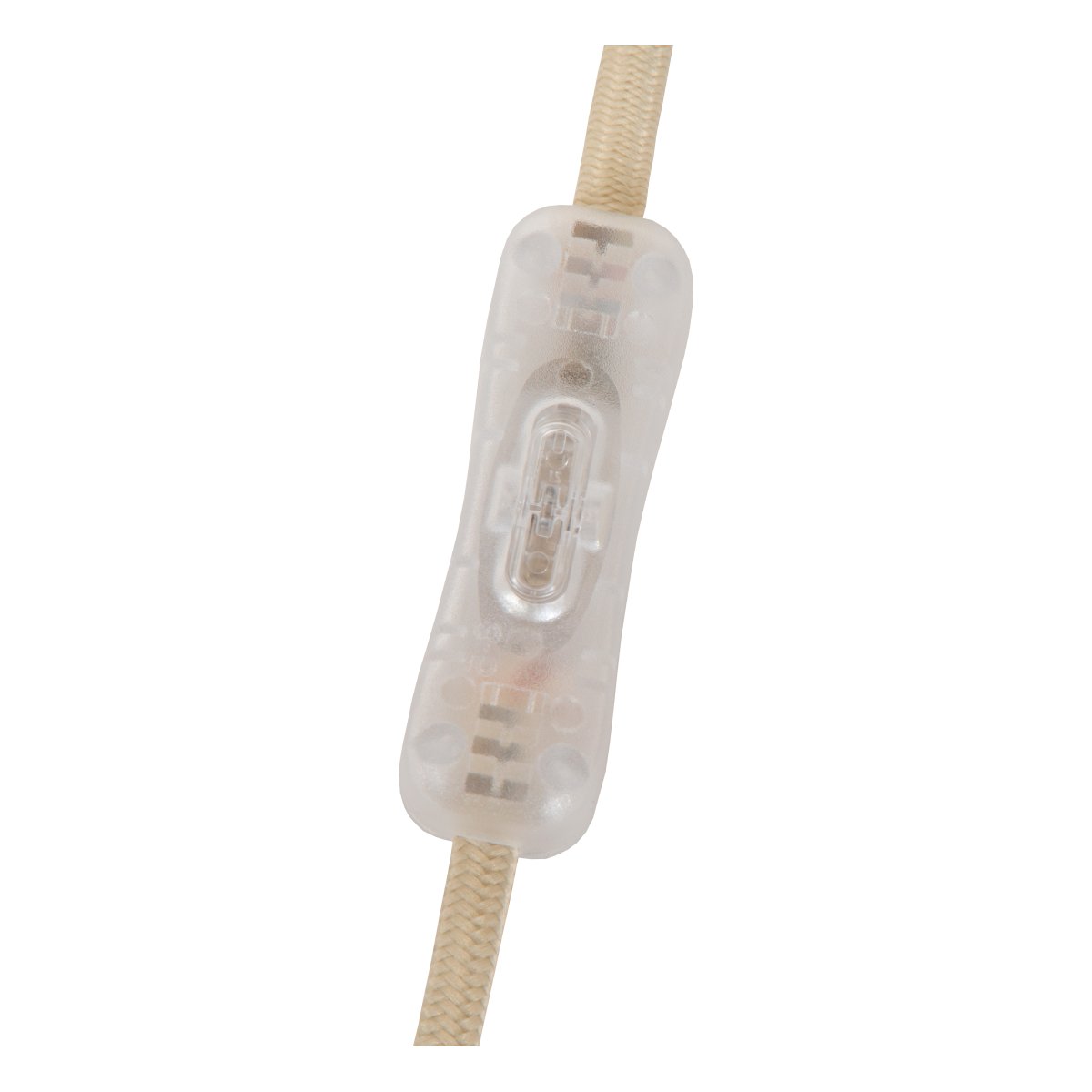 Barone 34cm Krämvit bordslampa från Lucide - Barone &auml;r en elegant bordslampa i metall med en mjuk kr&auml;mvit finish och stilfulla detaljer i m&auml;ssing.