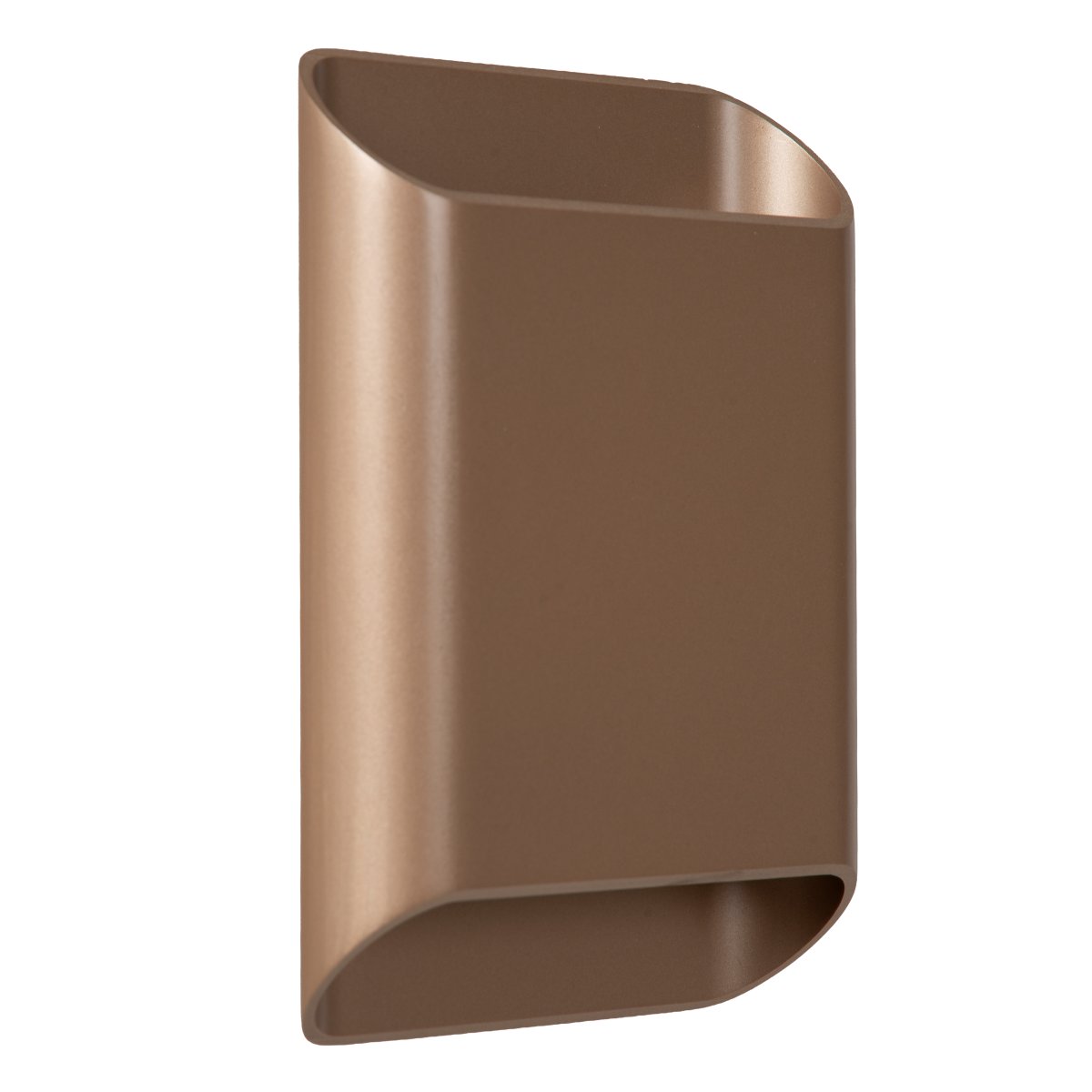 Atila II Brun badrumslampa från Lucide - Atila &auml;r en stilren v&auml;gglampa f&ouml;r badrum av aluminium i en brun, metallisk finish som ger ett sofistikerat och modernt uttryck.