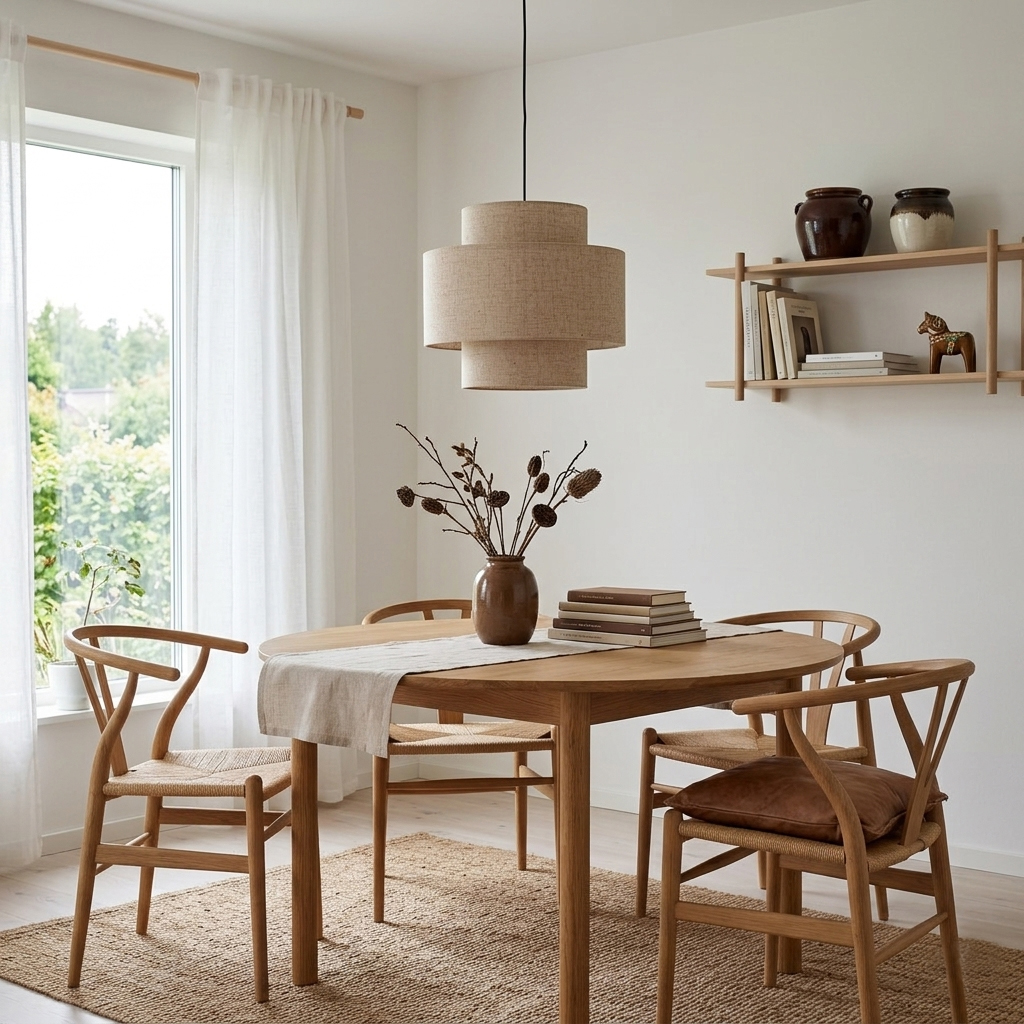 Hilma Ø40 Beige taklampa från Cottex - Den beige textilen bidrar med en varm och mjuk k&auml;nsla och g&ouml;r Hilma enkel att kombinera med olika f&auml;rger och material.