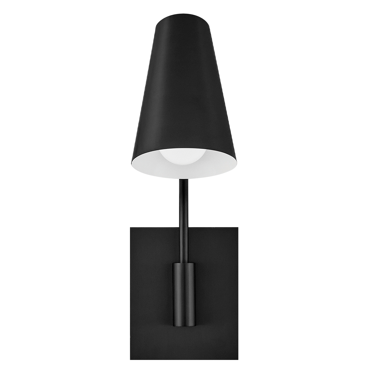 Bray 42cm Svart läslampa från Elstead Lighting - Bray har dessutom en diskret integrerad str&ouml;mbrytare som g&ouml;r det enkelt att t&auml;nda och sl&auml;cka lampan direkt p&aring; armaturen.
