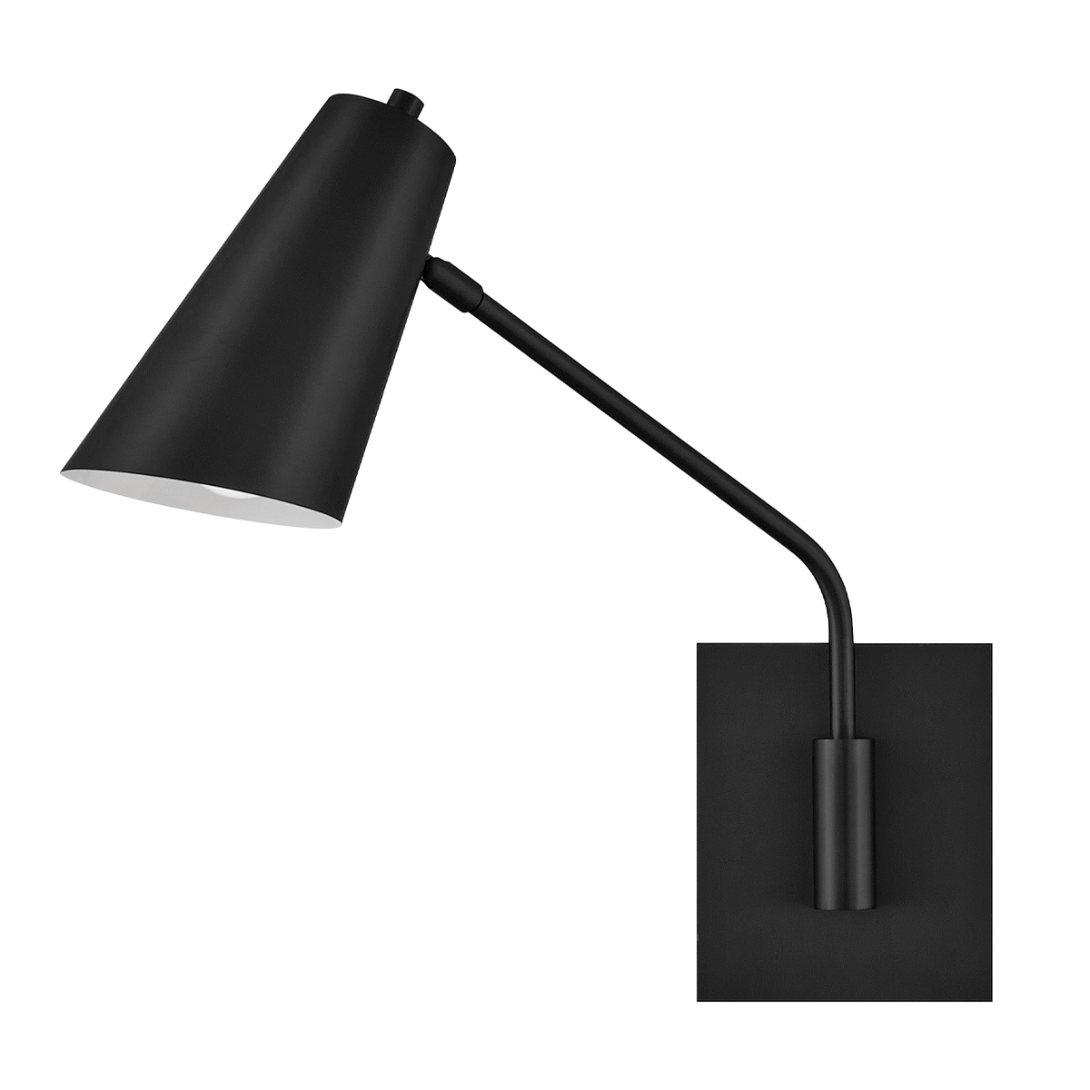 Bray 42cm Svart läslampa från Elstead Lighting - Bray har dessutom en diskret integrerad str&ouml;mbrytare som g&ouml;r det enkelt att t&auml;nda och sl&auml;cka lampan direkt p&aring; armaturen.