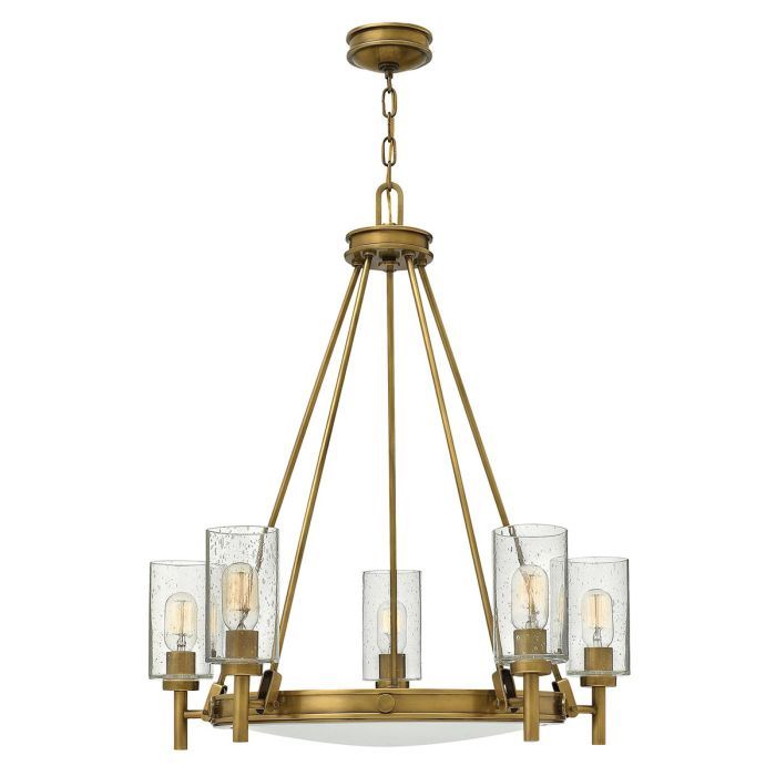 Elstead Lighting - Collier Ø68 - Taklampa - Antikmässing