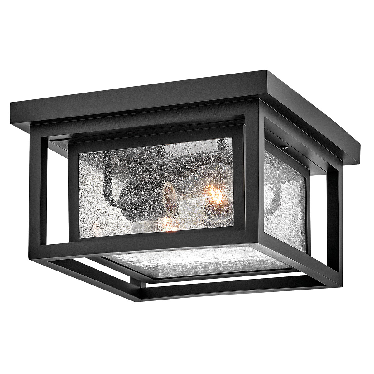 Republic 28cm Svart från Elstead Lighting - Armaturen &auml;r tillverkad i svart, v&auml;derbest&auml;ndigt kompositmaterial och behandlad f&ouml;r att motverka blekning, rost och korrosion.