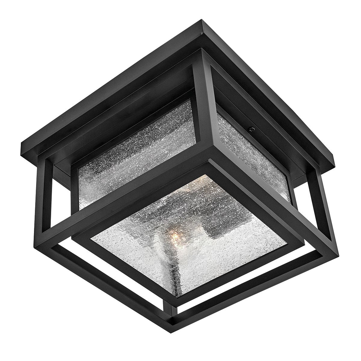 Republic 28cm Svart från Elstead Lighting - Armaturen &auml;r tillverkad i svart, v&auml;derbest&auml;ndigt kompositmaterial och behandlad f&ouml;r att motverka blekning, rost och korrosion.