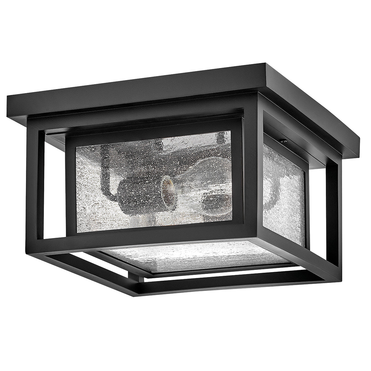 Republic 28cm Svart från Elstead Lighting - Armaturen &auml;r tillverkad i svart, v&auml;derbest&auml;ndigt kompositmaterial och behandlad f&ouml;r att motverka blekning, rost och korrosion.