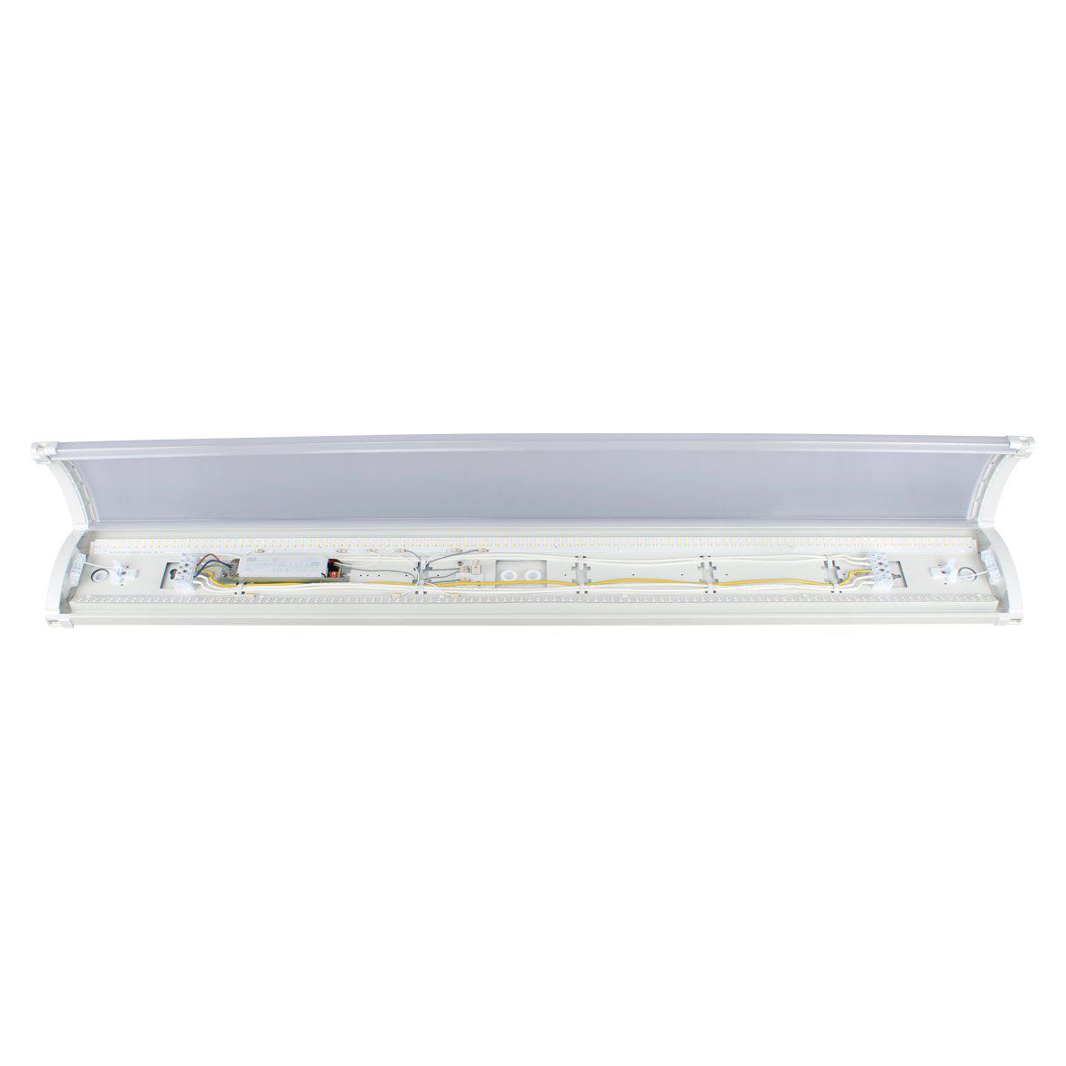 Liny Grab 3000/4000K 120cm Vit från Designlight - Liny Grab &auml;r en elegant och l&aring;gbyggd allm&auml;nbruksarmatur utvecklad f&ouml;r att leverera effektiv och behaglig belysning i en rad olika milj&ouml;er.