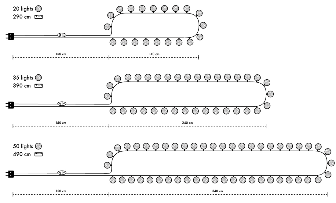 Irislights Butter Yellow 20 bollar Krämvit från Irislights - De handgjorda bollarna &auml;r tillverkade av tunt, handf&auml;rgat garn och milj&ouml;v&auml;nligt lim, vilket g&ouml;r varje slinga unik.