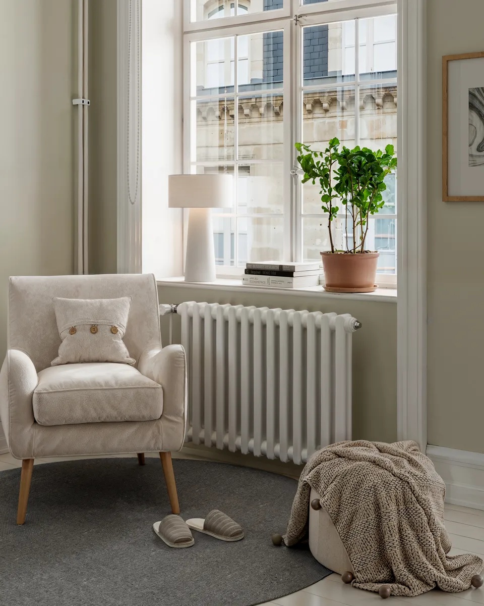 Linum 50cm Vit bordslampa från By Rydéns - Linum &auml;r en stilren och dekorativ bordslampa i vitt linne som skapar ett mjukt och harmoniskt uttryck i hemmet.