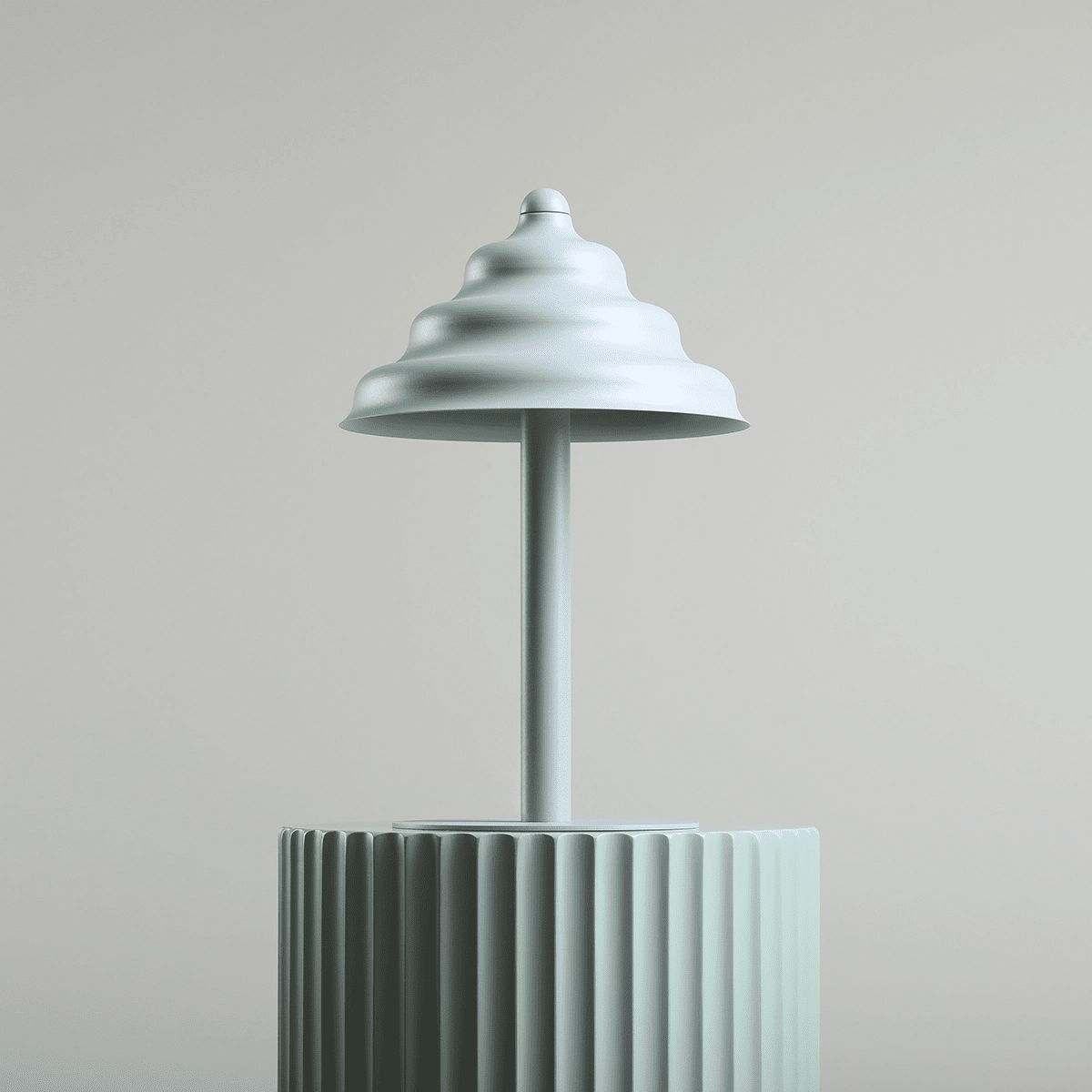 Wave 36cm Blå bordslampa från Artera - Wave &auml;r en modern bordslampa med retro design vilket g&ouml;r den till en m&aring;ngfaldig belysning och passar in i alla hem.
