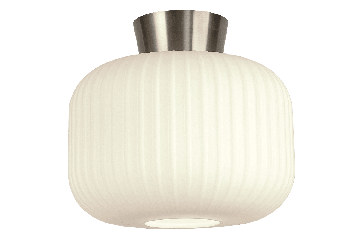 Aneta Lighting - Vanja &Oslash;28 - Takplafond - Vit/st&aring;l