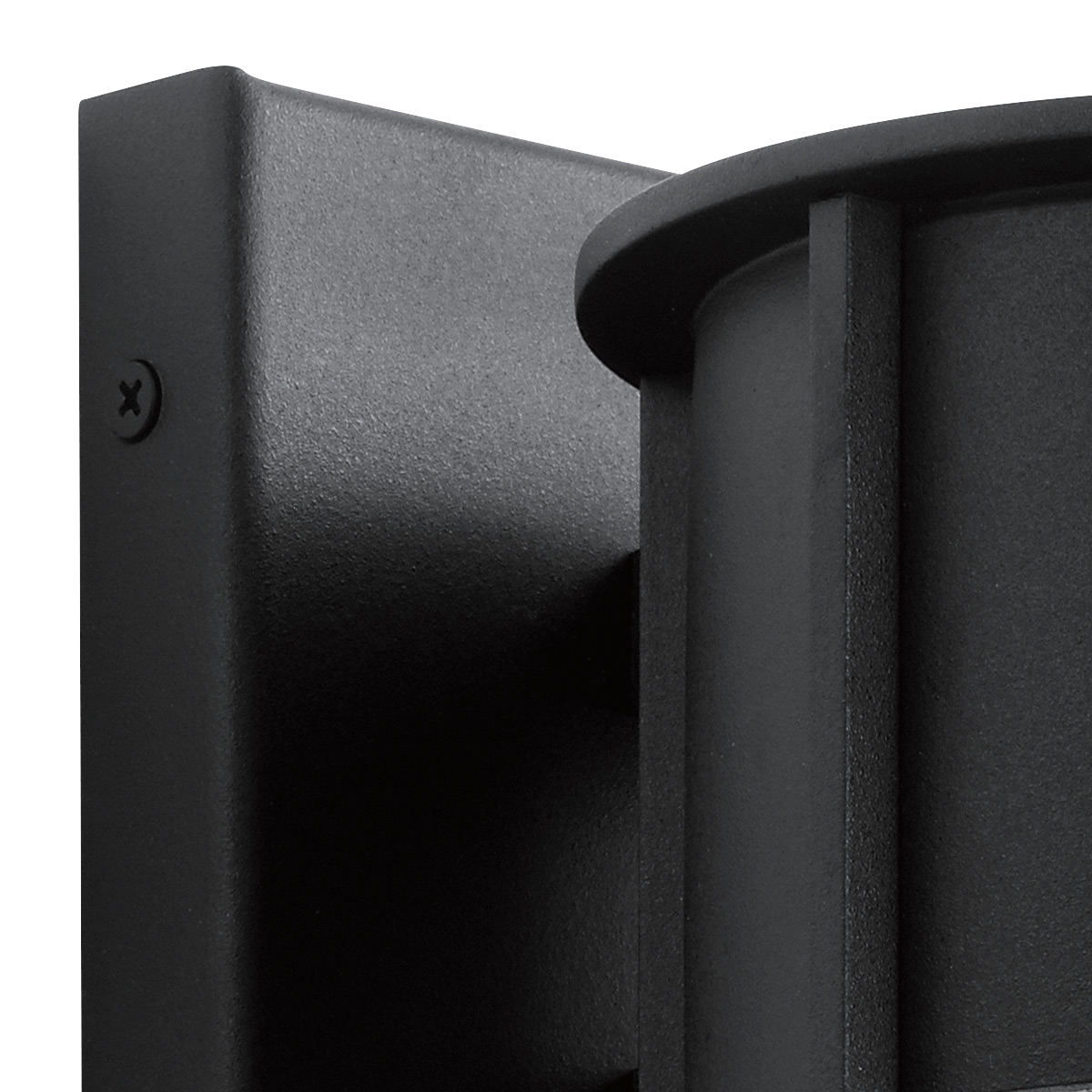 Camillo 37cm Svart utelampa från Elstead Lighting - Med sin robusta metallkonstruktion och klarglas med bubbeleffekt skapar den en vacker ljusspridning som f&ouml;rh&ouml;jer fasader, entr&eacute;er och uteplatser.