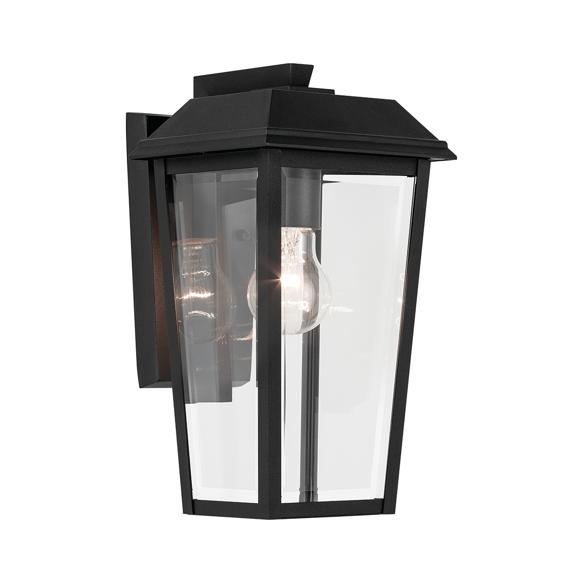 Mathus Svart utelampa från Elstead Lighting - Mathus &auml;r en stilren fasadlampa som kombinerar klassisk form med moderna detaljer.