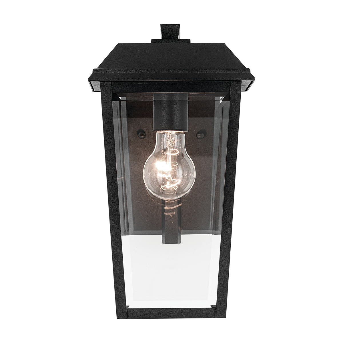 Mathus Svart utelampa från Elstead Lighting - Mathus &auml;r en stilren fasadlampa som kombinerar klassisk form med moderna detaljer.