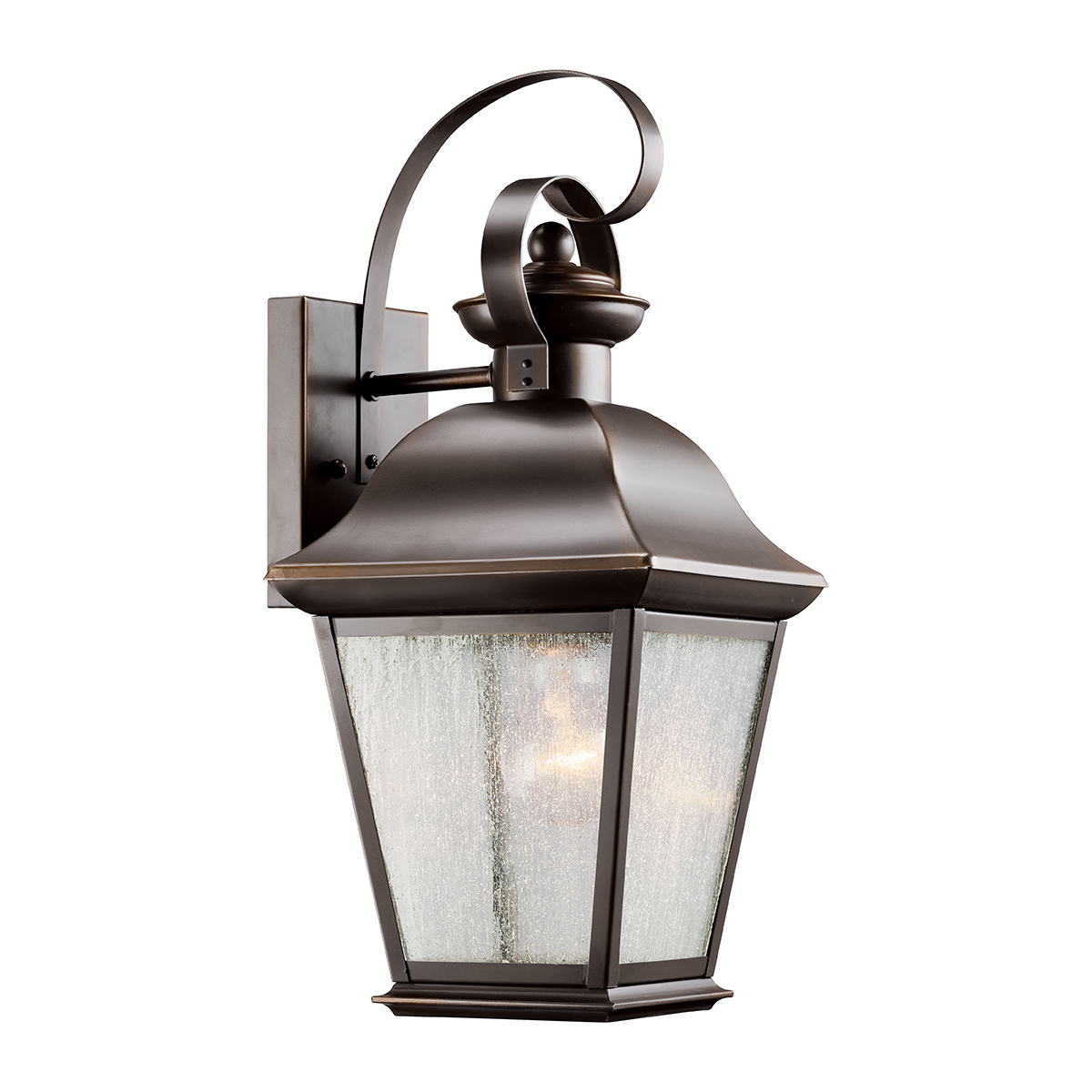 Mount Vernon Brons utelampa från Elstead Lighting - Mount Vernon &auml;r en fasadlampa med klassisk stil och dekorativa detaljer.