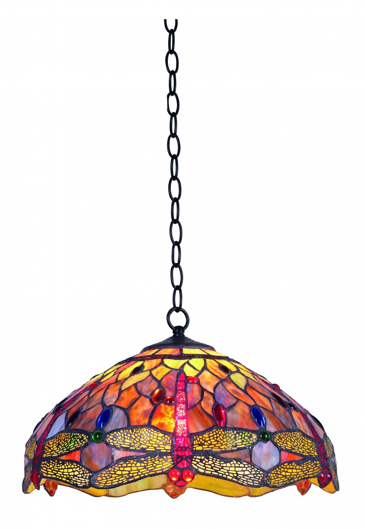 Trollslända Harmoni Ø40 Flerfärgad från Norrsken Design - &nbsp;Utg&aring;ngsmaterialet i produktionsprocessen &auml;r speciellt f&auml;rgat glas som sk&auml;rs till och slipas f&ouml;r att passa in i verket.