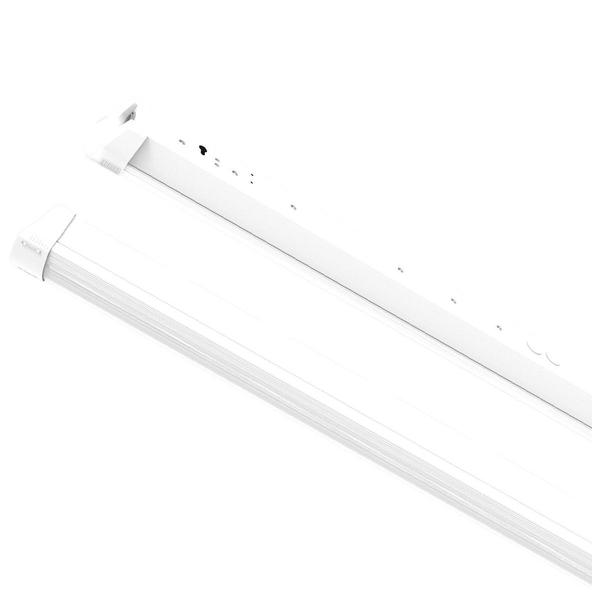 Liny Basic 3000K 130cm Vit från Designlight - Liny Basic &auml;r en robust och energieffektiv industriarmatur med LED-teknik, framtagen f&ouml;r allm&auml;nbelysning i industri- och verksamhetsmilj&ouml;er d&auml;r ett varmvitt ljus &ouml;nskas.