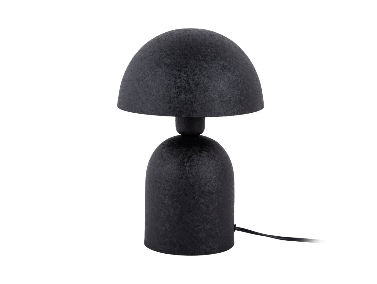 Boaz Mini 30cm Svart bordslampa från Leitmotiv - Boaz bordslampa i metall har en modern och stilren design med en trendig, svampformad silhuett.