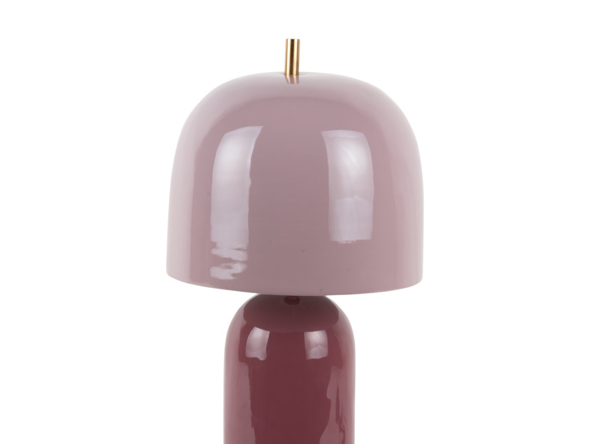 Rico 43cm Lila bordslampa från Leitmotiv - Rico &auml;r en stilfull bordslampa i metall med blank finish och en elegant tv&aring;f&auml;rgad design.