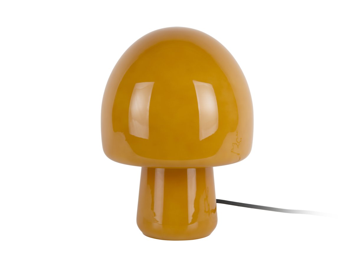 Gozar 27cm Gul bordslampa från Leitmotiv - Gozar &auml;r en stilren bordslampa i glas med en djup gul nyans som ger ett varmt och inbjudande sken.