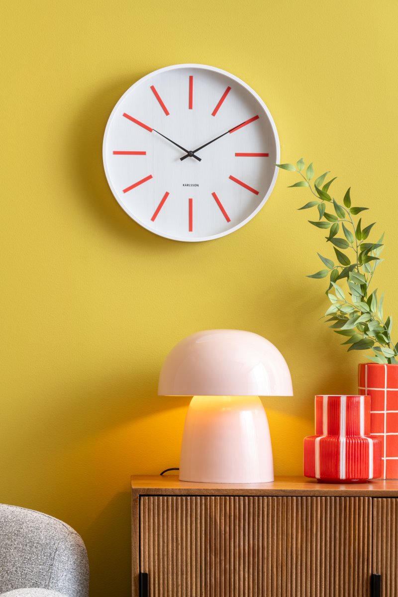 Masivo Seta 34cm Rosa bordslampa från Leitmotiv - Lampans rundade former skapar en harmonisk k&auml;nsla och g&ouml;r den till en tydlig inredningsdetalj.