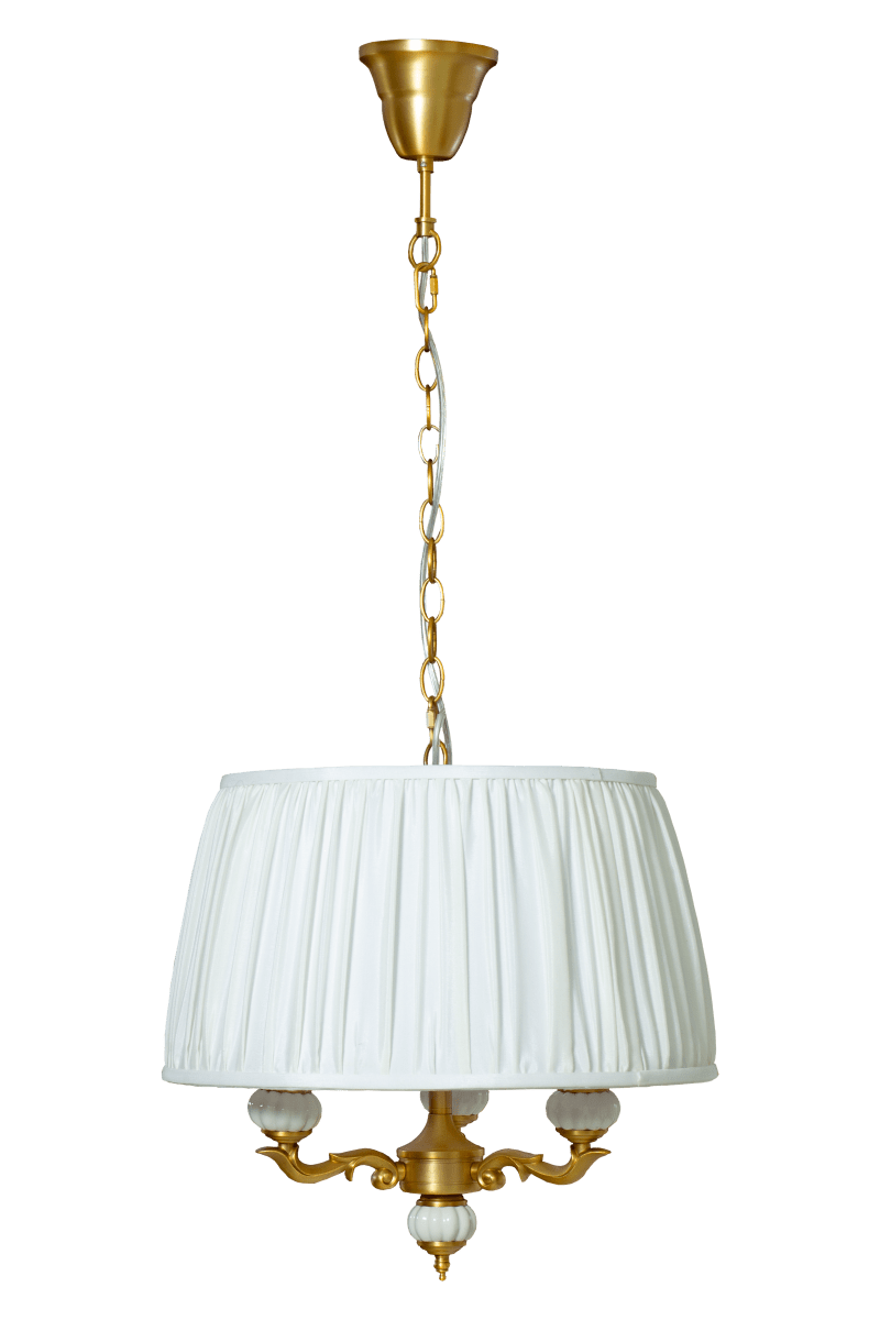Toulouse Ø45 Guld taklampa från Aneta Lighting - Toulouse takpendel har ett klassiskt och elegant uttryck med dekorativa detaljer och mjuka former.