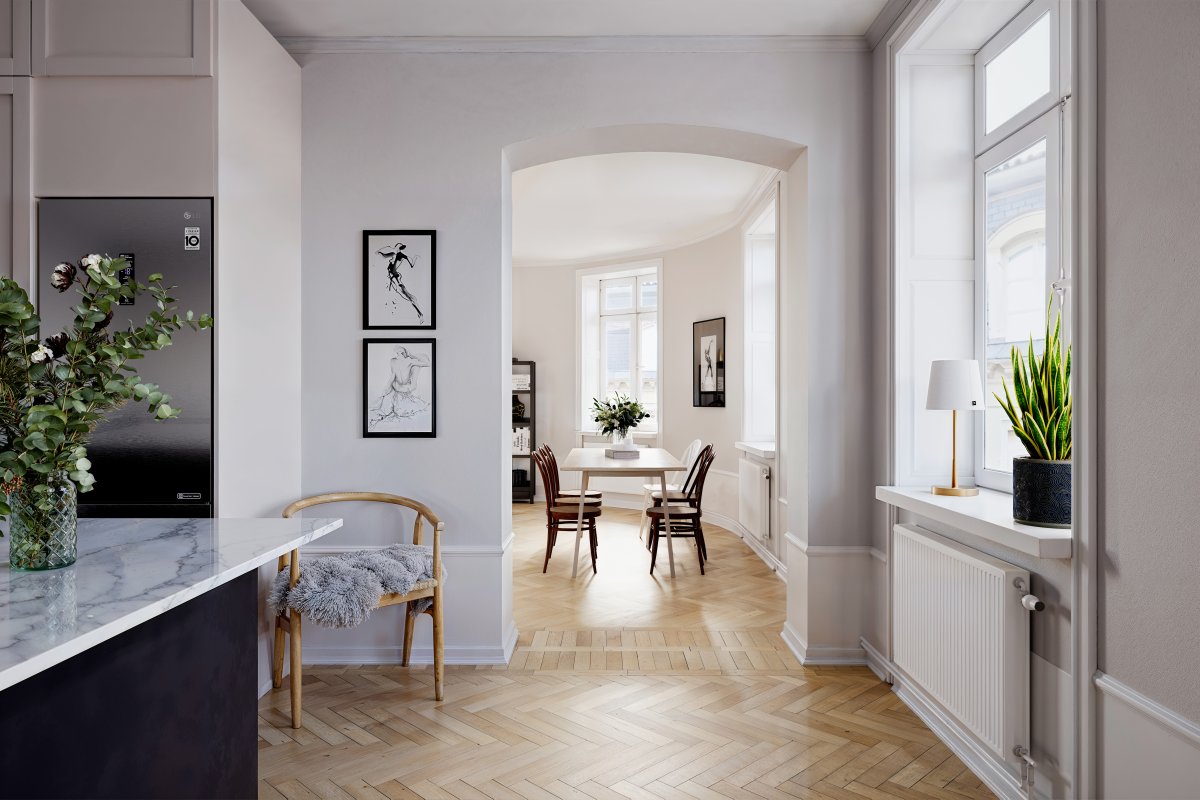 Lumi 48cm Guld bordslampa från By Rydéns - Kombinationen av vit sk&auml;rm som ger fin ljusspridning och lampfoten i m&auml;ssing bidrar med en elegans till rummet.