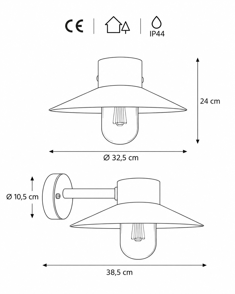 Onsala Rost utelampa från Nordic Lighting - 