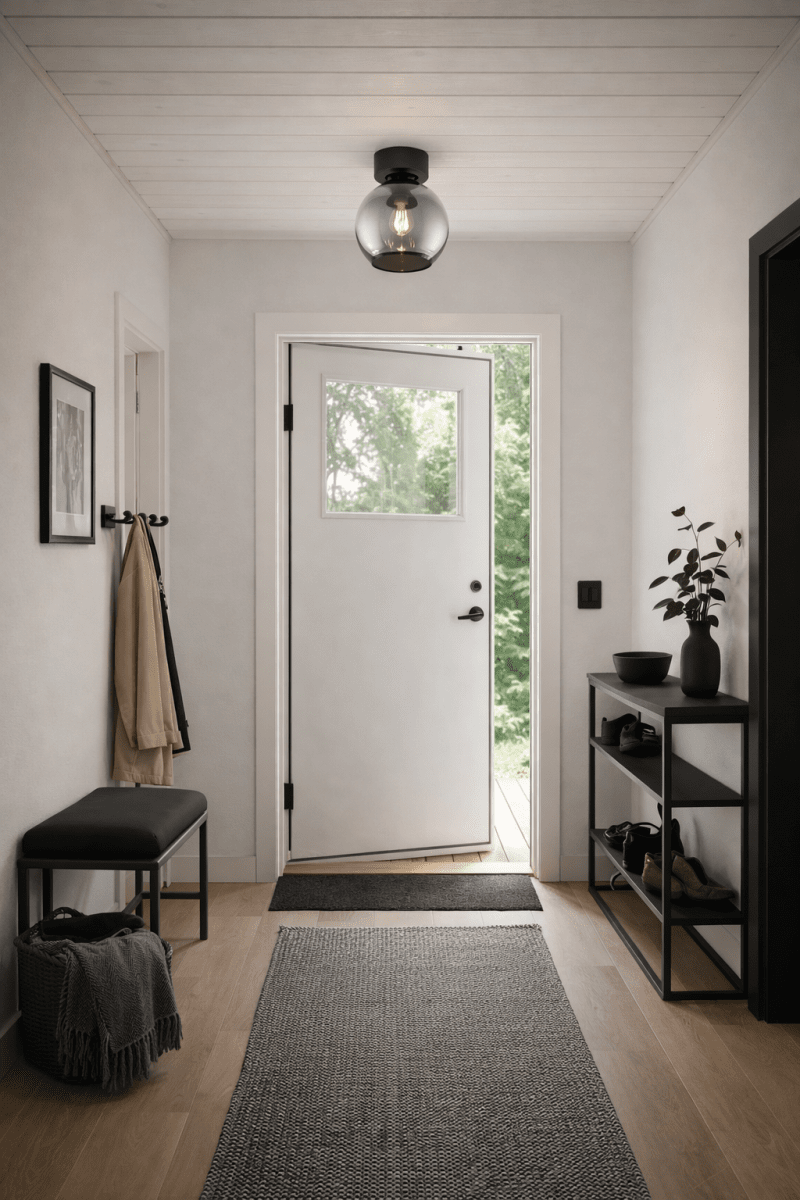 Globi Ø25 Svart/Rökfärgad plafond från Nordic Lighting - Ge rummet ett varmt och elegant uttryck med denna taklampa i tidl&ouml;s design.