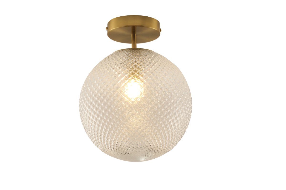 Korridor Ø25 Transparent plafond från Lampan - Korridor passar lika fint i hallen och sovrummet som i vardagsrummet och blir en dekorativ detalj &auml;ven n&auml;r den &auml;r sl&auml;ckt.