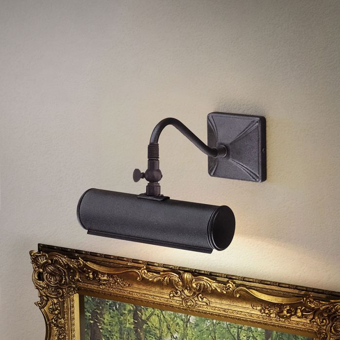 Picture 19cm Svart från Elstead Lighting - En enkel serie av stilrena och eleganta tavelbelysningar i svart finish.
